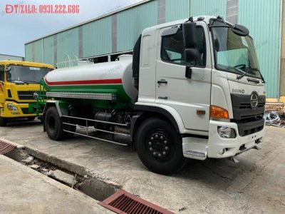 Xe xi téc phun nước rửa đường tưới cấy Hino FG8JJ7A-A 9 khối