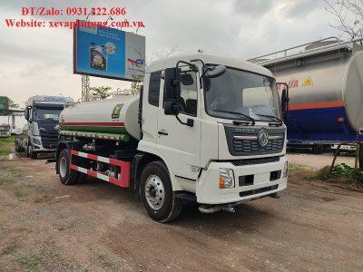 Xe ô tô xi téc phun nước 9 khối Dongfeng rửa đường tưới cây