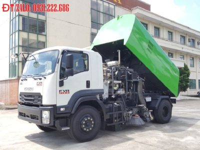 Ô tô quét đường hút bụi 6 khối Isuzu FVR34LE4