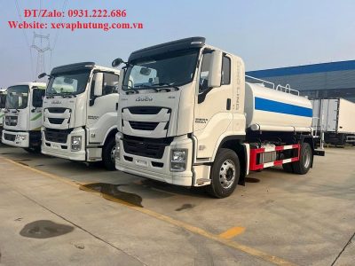Ô tô xi téc phun nước 9 khối Isuzu Giga nhập khẩu