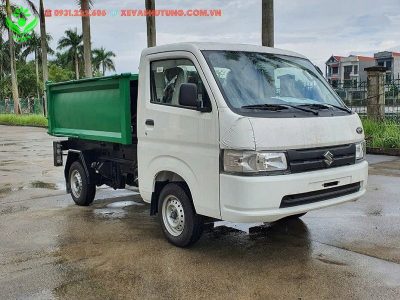 Xe ô tô thu gom rác ngõ xóm SUZUKI 2 khối
