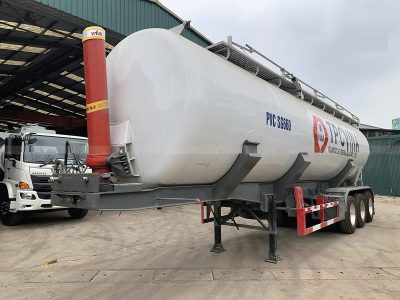 Sơ mi rơ móc xi téc chở bột nhựa PVC 48.5 khối