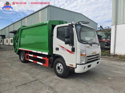 Xe cuốn ép rác 10 khối JAC N750