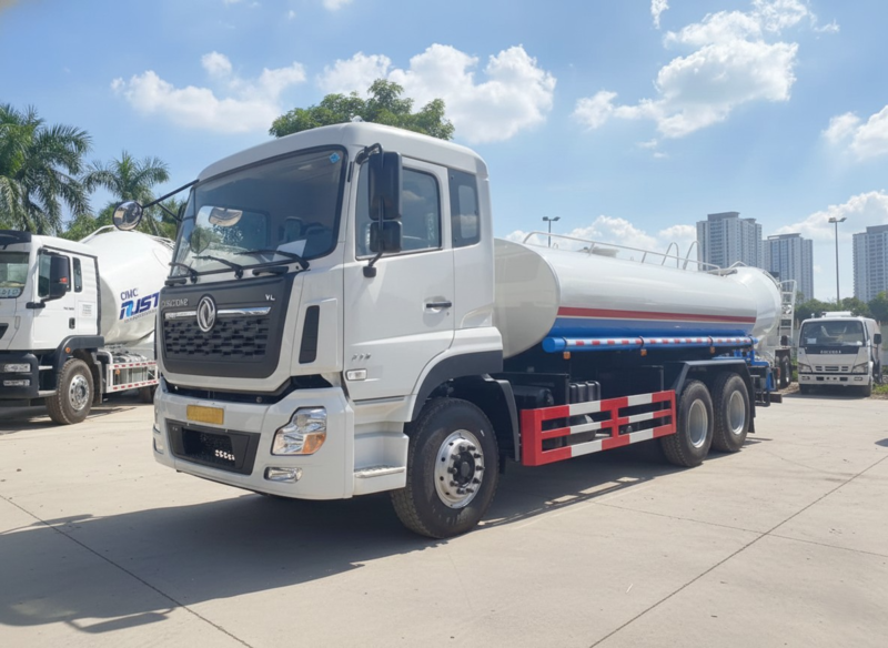 Ô tô Xitec phun nước tưới cây 14 khối howo