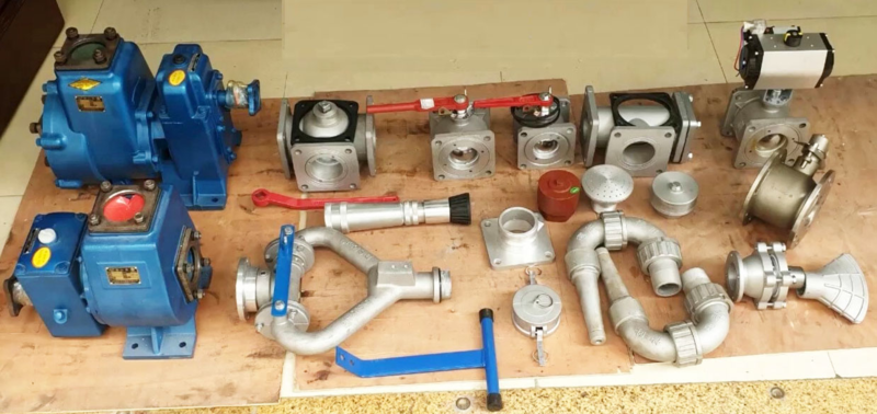 Phụ tùng bơm nước xe rửa đường