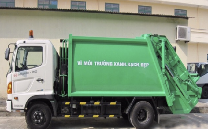 xe cuốn ép rác hino 9 khối 