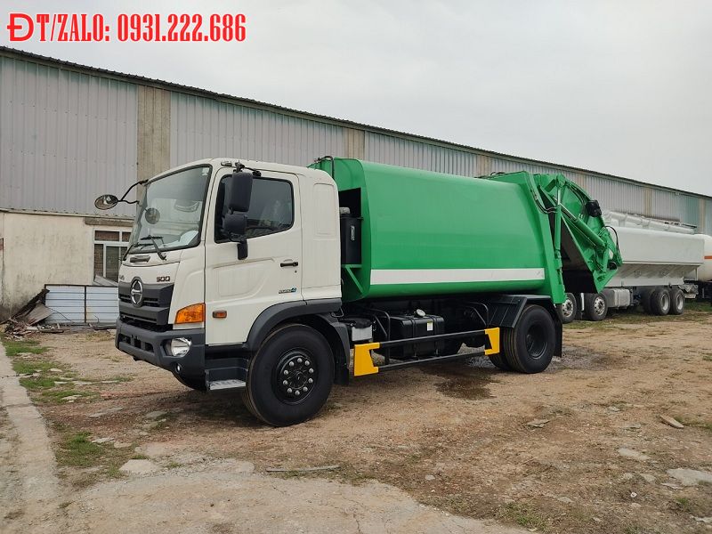 xe ép rác 14 khối hino fg 