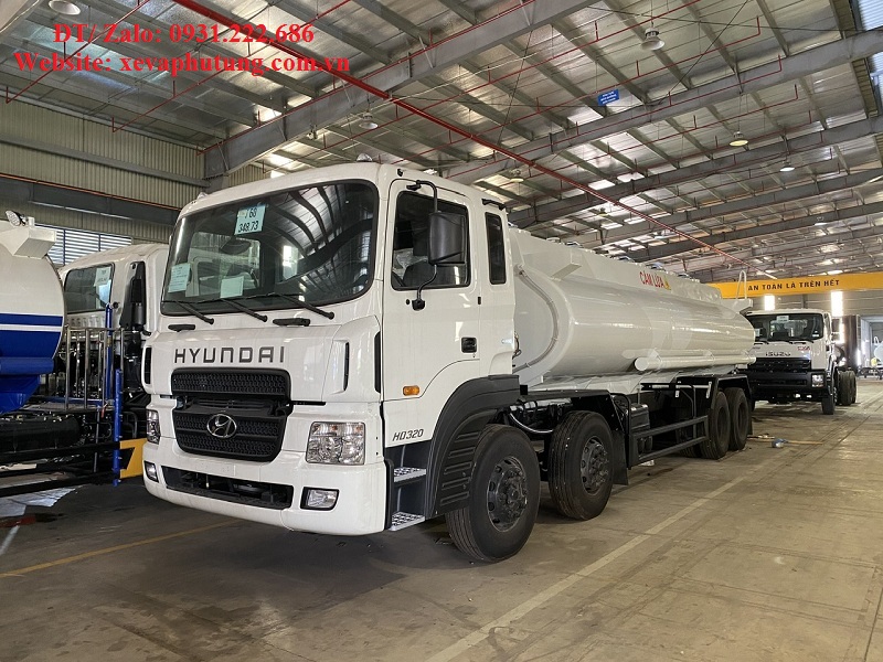 xe chở xăng dầu 22 khối hyundai 