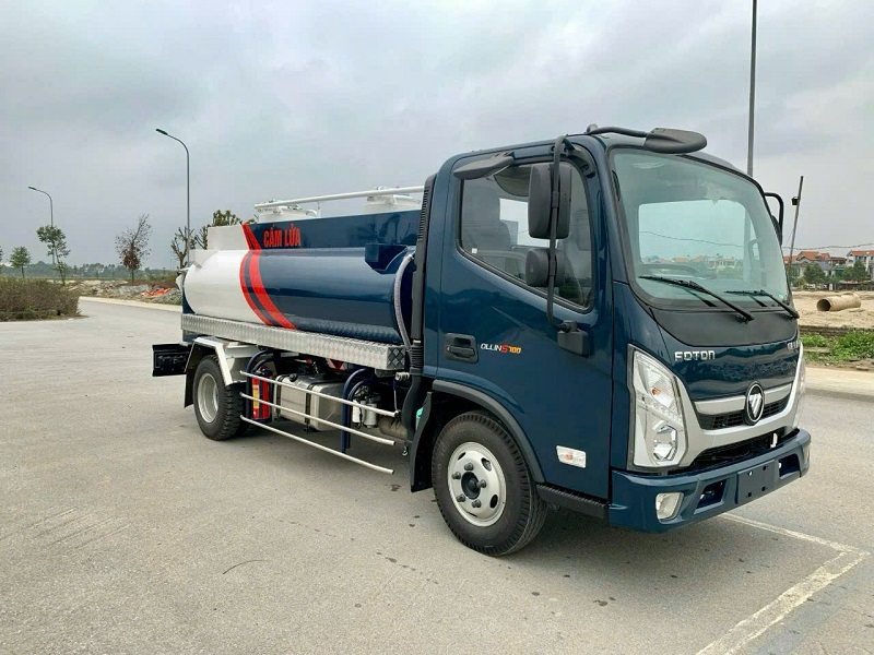 xe xi téc xăng dầu 6 khối thaco 