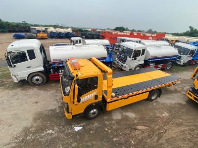 Xe cứu hộ giao thông sàn trượt Howo 3 tấn