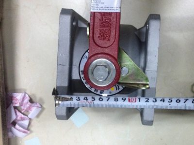 Van khóa 2 ngả ( cửa ) DN80 nhôm
